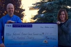 TEK Inspections Supports National Breast Cancer Foundation