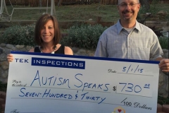 TEK Inspections Supports Autism Speaks
