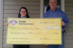 Crown Home Inspections Supports Big Brothers, Big Sisters
