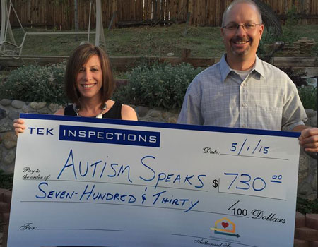 My Inspector Donates and Autism Speaks